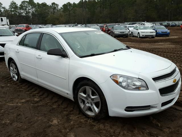 1G1ZG57B294232461 - 2009 CHEVROLET MALIBU LS WHITE photo 1