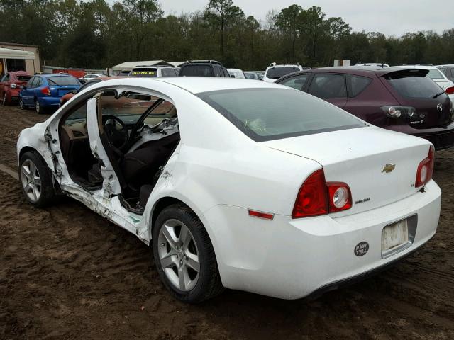 1G1ZG57B294232461 - 2009 CHEVROLET MALIBU LS WHITE photo 3