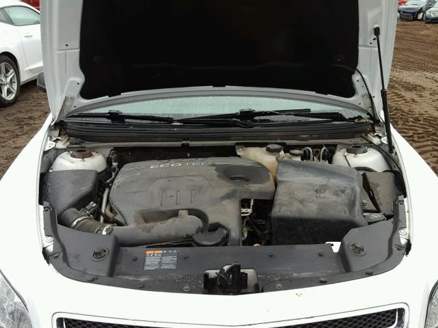 1G1ZG57B294232461 - 2009 CHEVROLET MALIBU LS WHITE photo 7