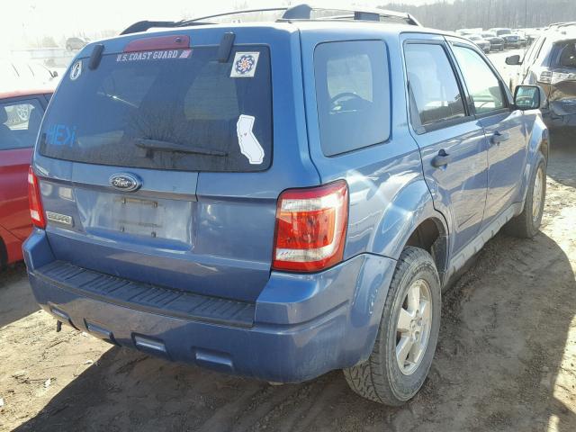 1FMCU02739KB22327 - 2009 FORD ESCAPE XLS BLUE photo 4