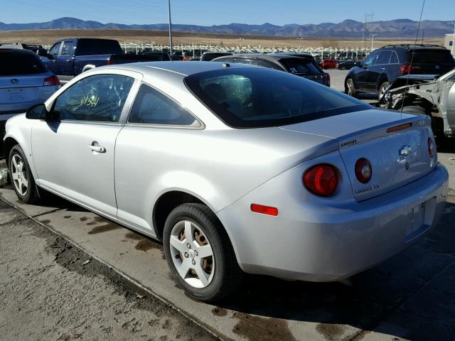 1G1AK18F687205508 - 2008 CHEVROLET COBALT LS GRAY photo 3