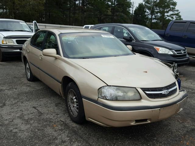 2G1WF55K4Y9166399 - 2000 CHEVROLET IMPALA GOLD photo 1