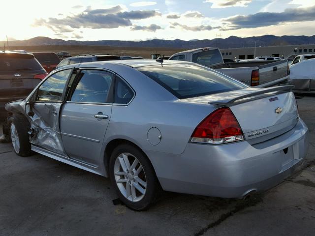 2G1WC5E39C1247973 - 2012 CHEVROLET IMPALA LTZ SILVER photo 3