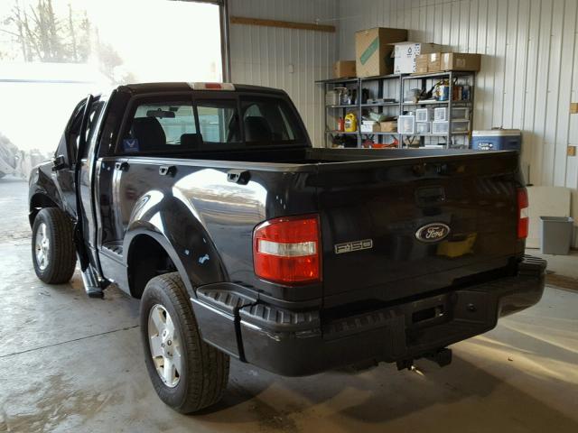 1FTRF04W27KB12883 - 2007 FORD F150 BLACK photo 3