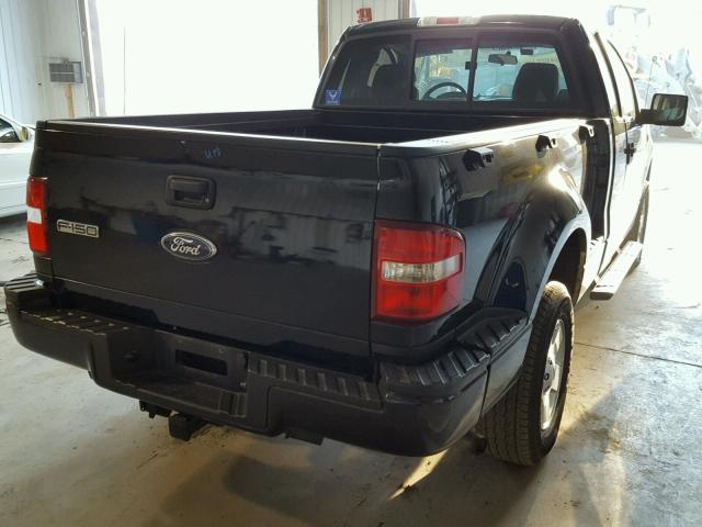 1FTRF04W27KB12883 - 2007 FORD F150 BLACK photo 4