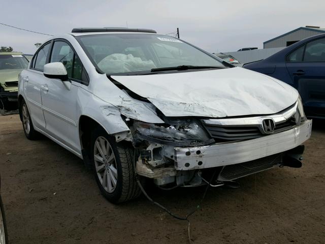 2HGFB2F88CH539206 - 2012 HONDA CIVIC EX თეთრი ფოტო 1