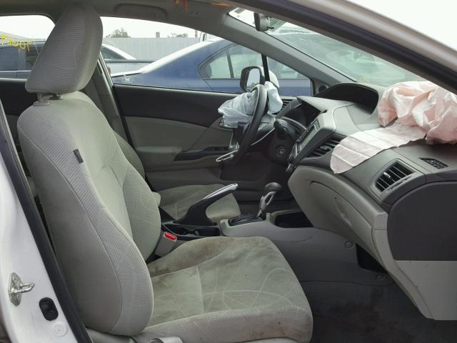 2HGFB2F88CH539206 - 2012 HONDA CIVIC EX თეთრი ფოტო 5
