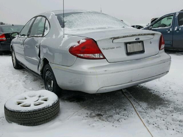 1FAFP56U37A149090 - 2007 FORD TAURUS SEL SILVER photo 3