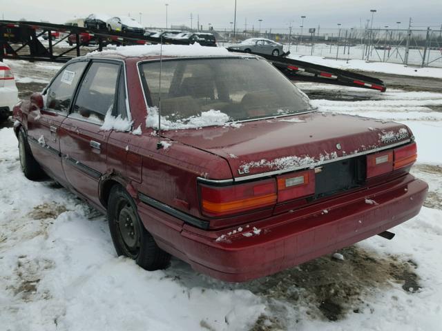 JT2SV22E7J0097657 - 1988 TOYOTA CAMRY LE MAROON photo 3