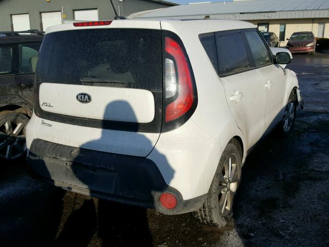 KNDJP3A51E7006898 - 2014 KIA SOUL + WHITE photo 4