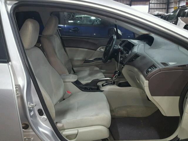 2HGFB2F58CH524386 - 2012 HONDA CIVIC LX SILVER photo 5