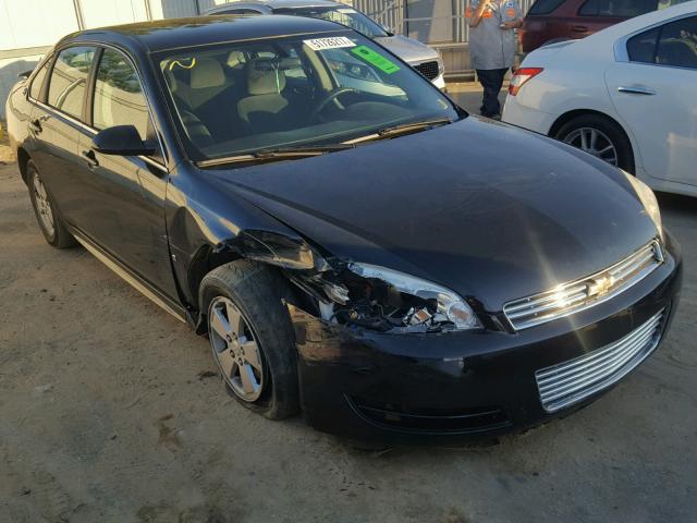 2G1WT57K991227607 - 2009 CHEVROLET IMPALA 1LT BLACK photo 1