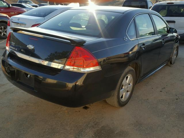 2G1WT57K991227607 - 2009 CHEVROLET IMPALA 1LT BLACK photo 4