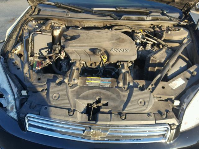 2G1WT57K991227607 - 2009 CHEVROLET IMPALA 1LT BLACK photo 7