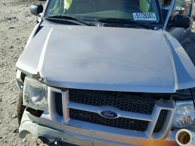 1FMDU77K15UB69400 - 2005 FORD EXPLORER S SILVER photo 7