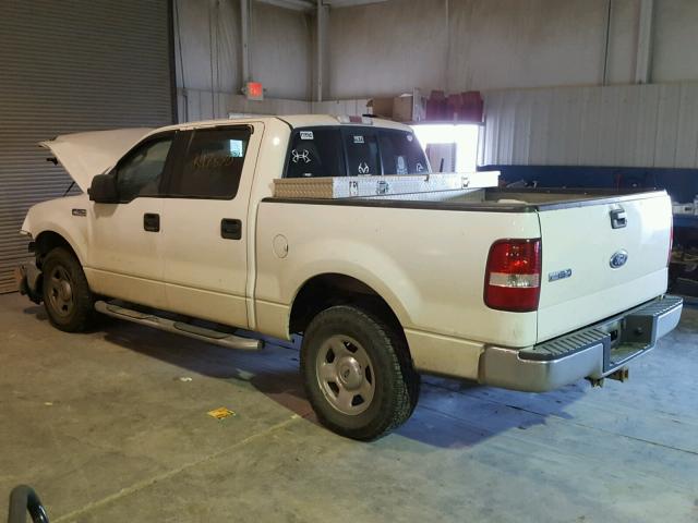 1FTPW12525KE19880 - 2005 FORD F150 SUPER WHITE photo 3