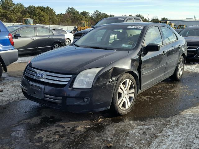 3FAHP07ZX7R156887 - 2007 FORD FUSION SE BLACK photo 2