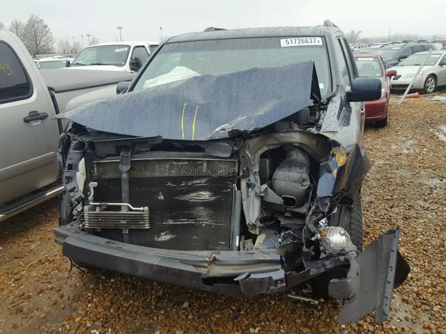 5FNYF4H53BB106388 - 2011 HONDA PILOT EXL BLUE photo 7