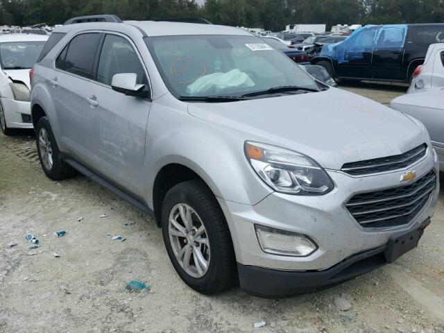 2GNALCEK2H6277217 - 2017 CHEVROLET EQUINOX LT SILVER photo 1