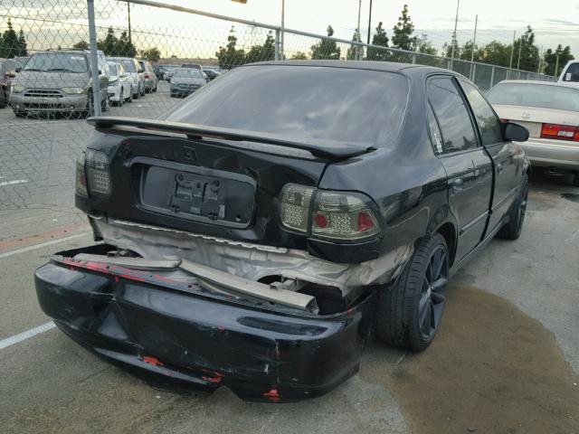 1HGEJ6628TL057842 - 1996 HONDA CIVIC DX BLACK photo 4