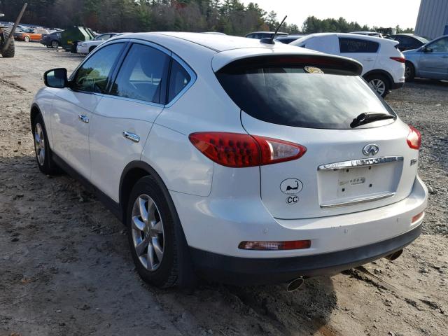 JNKAJ09F98M351890 - 2008 INFINITI EX35 BASE WHITE photo 3