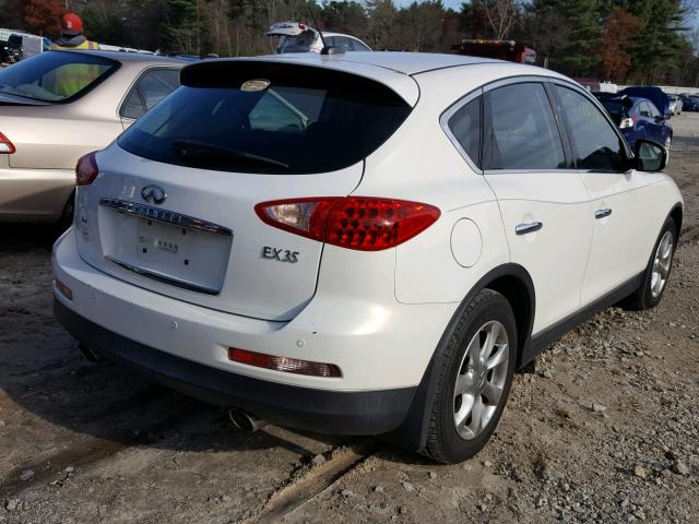 JNKAJ09F98M351890 - 2008 INFINITI EX35 BASE WHITE photo 4