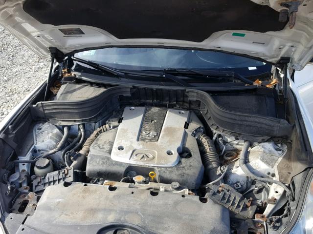 JNKAJ09F98M351890 - 2008 INFINITI EX35 BASE WHITE photo 7