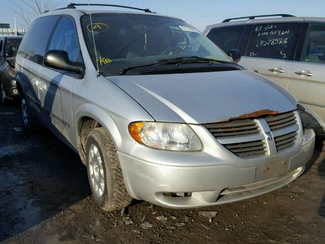 1D4GP25R55B398821 - 2005 DODGE CARAVAN SE SILVER photo 1