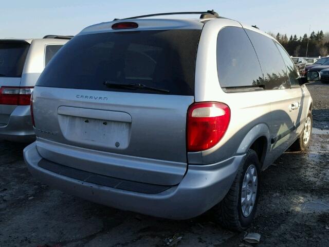 1D4GP25R55B398821 - 2005 DODGE CARAVAN SE SILVER photo 4