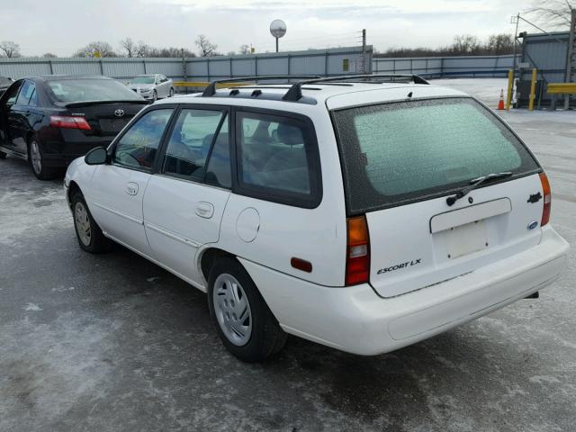 3FALP15P8VR121358 - 1997 FORD ESCORT LX WHITE photo 3