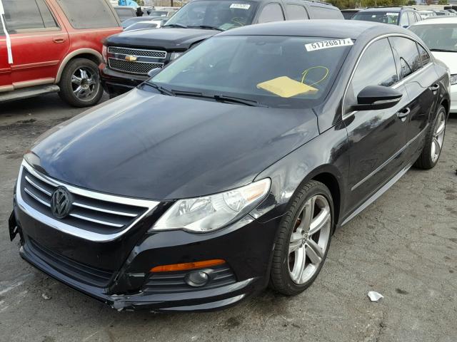 WVWMN7AN5AE563264 - 2010 VOLKSWAGEN CC SPORT BLACK photo 2