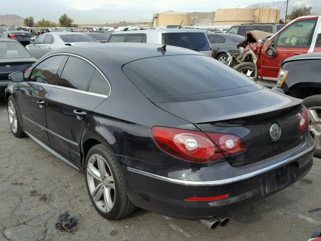 WVWMN7AN5AE563264 - 2010 VOLKSWAGEN CC SPORT BLACK photo 3