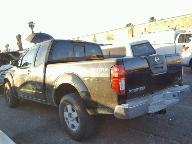 1N6AD06U85C424094 - 2005 NISSAN FRONTIER K BLACK photo 3