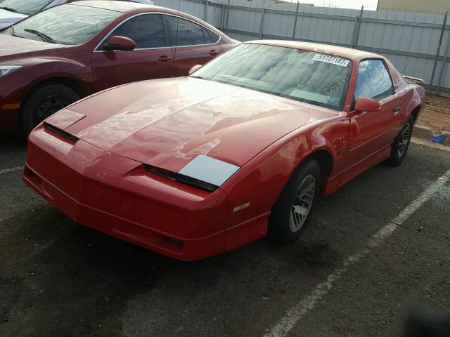 1G2FS23T8LL205837 - 1990 PONTIAC FIREBIRD RED photo 2