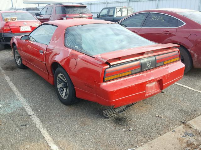 1G2FS23T8LL205837 - 1990 PONTIAC FIREBIRD RED photo 3