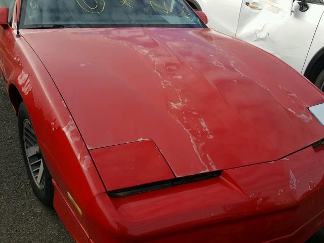 1G2FS23T8LL205837 - 1990 PONTIAC FIREBIRD RED photo 9