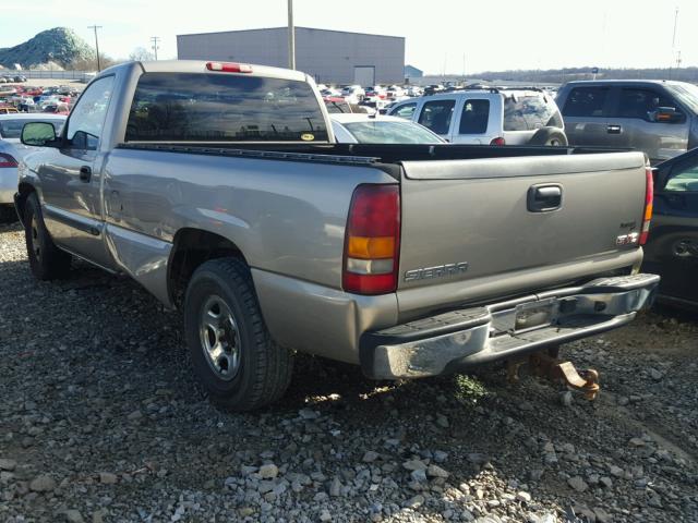 1GTEC14V53E325677 - 2003 GMC NEW SIERRA BEIGE photo 3