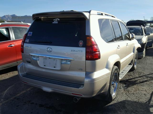 JTJBT20X070145720 - 2007 LEXUS GX 470 GOLD photo 4