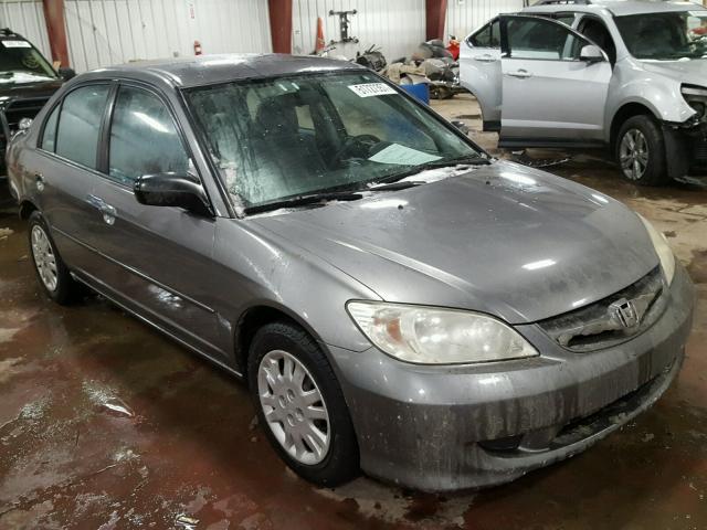 2HGES15534H517743 - 2004 HONDA CIVIC LX GRAY photo 1