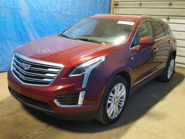 1GYKNERS0JZ128810 - 2018 CADILLAC XT5 PREMIU RED photo 2