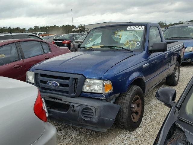 1FTYR10D69PA38645 - 2009 FORD RANGER BLUE photo 1