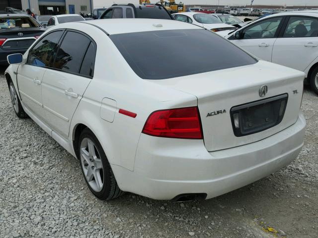 19UUA66266A024981 - 2006 ACURA 3.2TL WHITE photo 3