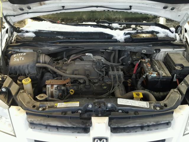 1D8HN44E59B520585 - 2009 DODGE GRAND CARA WHITE photo 7