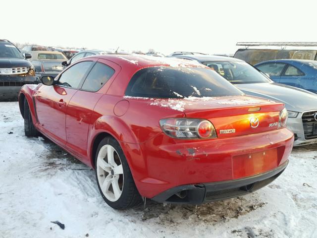 JM1FE173840112892 - 2004 MAZDA RX8 RED photo 3