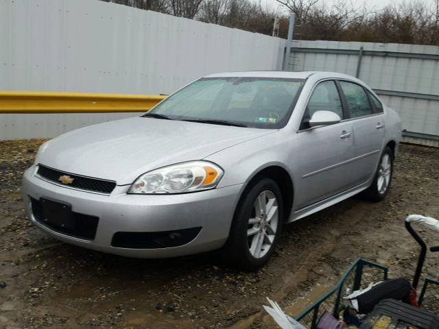 2G1WC5E34E1123631 - 2014 CHEVROLET IMPALA LIM SILVER photo 2