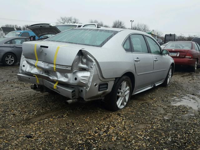 2G1WC5E34E1123631 - 2014 CHEVROLET IMPALA LIM SILVER photo 4