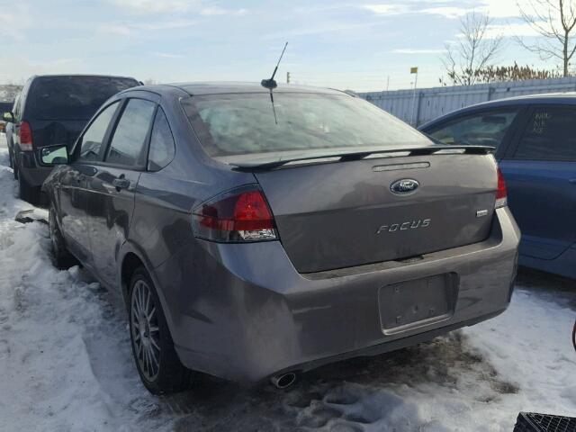 1FAHP3GN8BW156522 - 2011 FORD FOCUS SES GRAY photo 3