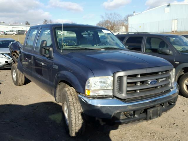 1FTSW30L34EB10990 - 2004 FORD F350 SRW S BLUE photo 1