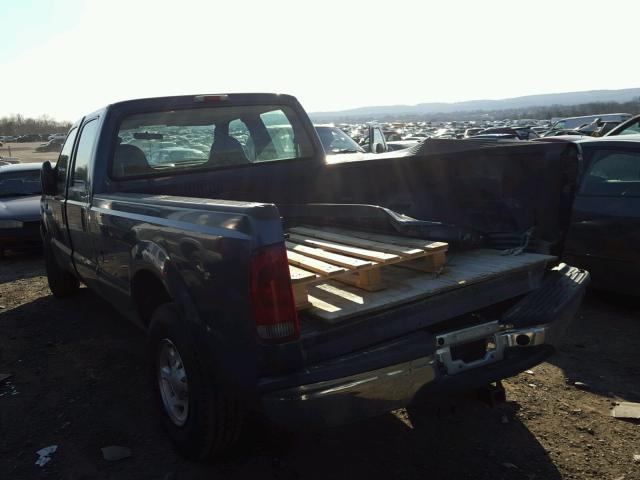 1FTSW30L34EB10990 - 2004 FORD F350 SRW S BLUE photo 3