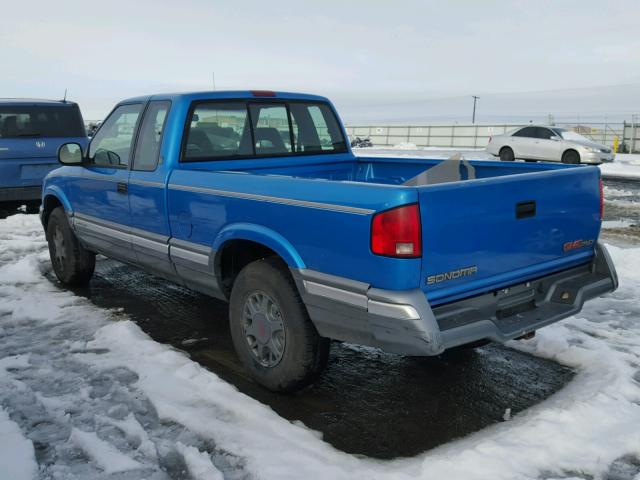 1GTDT19WXRK516261 - 1994 GMC SONOMA BLUE photo 3